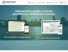 Tablet Screenshot of contele.com.br